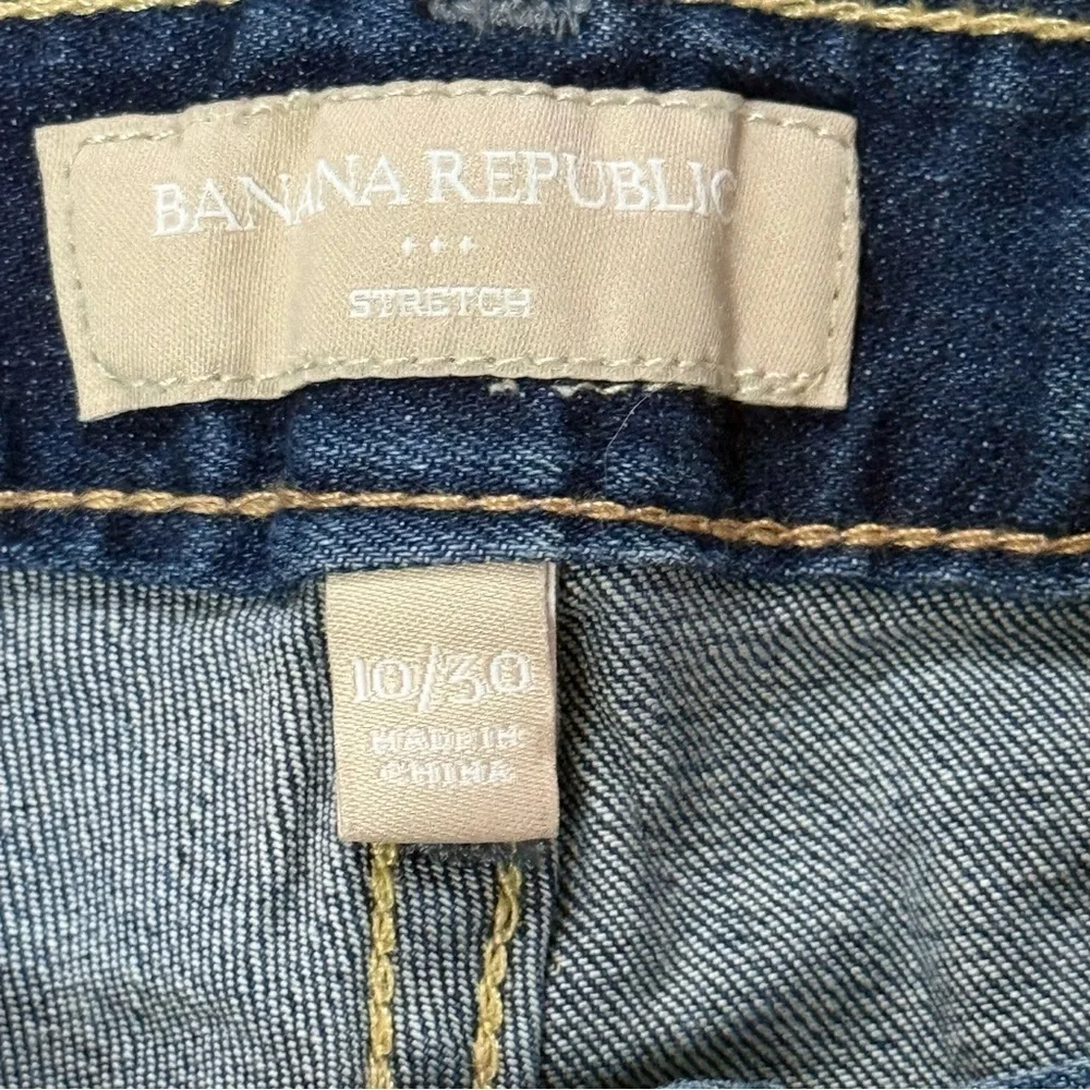 Banana Republic Cuff Women's Blue Jeans 10/30 - Picture 2 of 6